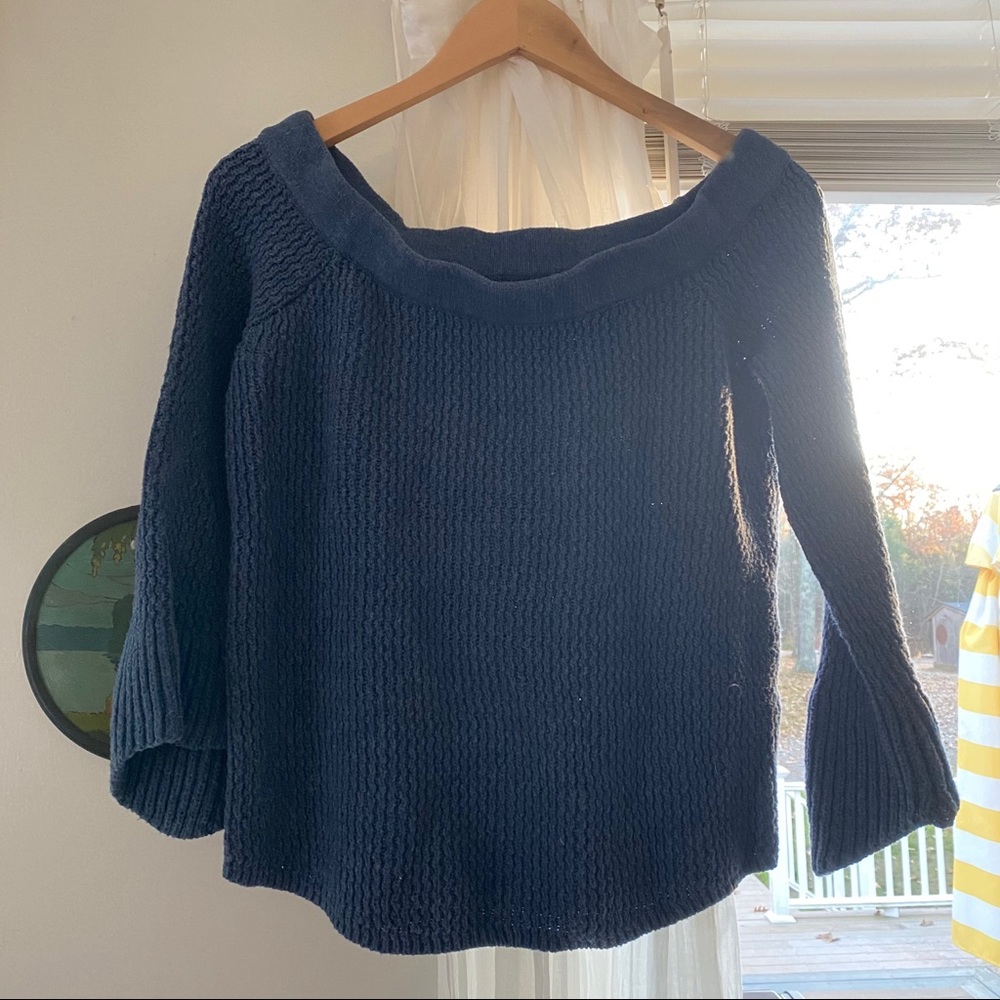 Abercrombie cotton off-shoulder sweater